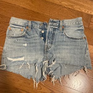 Denim shorts